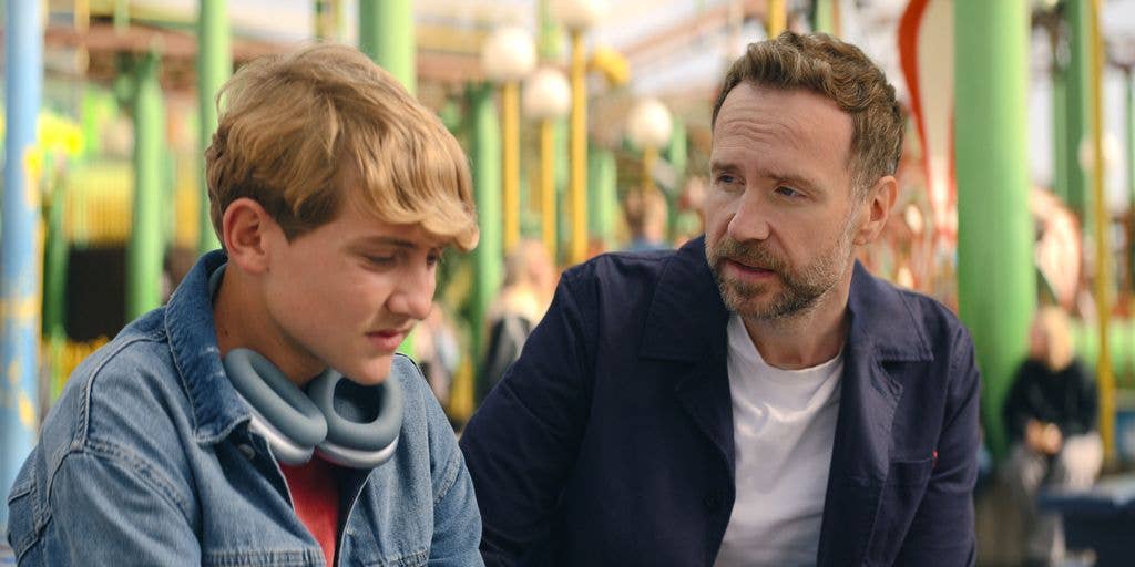 Rafe Spall and Cooper Turner in Trying