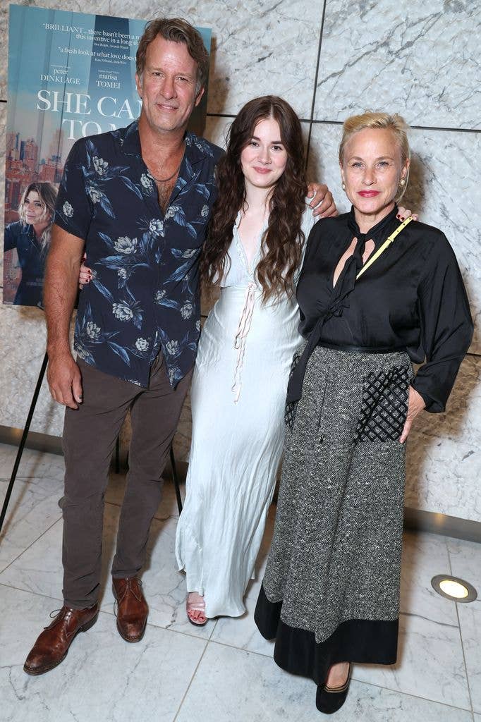 Thomas Jane, Harlow Jane and Patricia Arquette seen at Vertical's SHE CAME TO ME special Los Angeles screening, Los Angeles