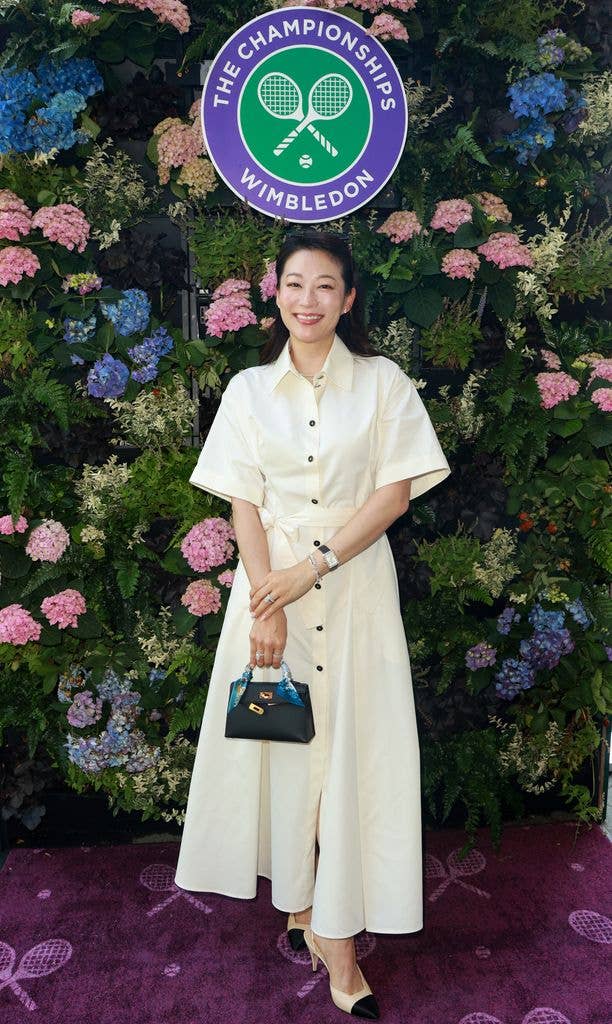 Arden Cho in The Wimbledon Suite at The Championships