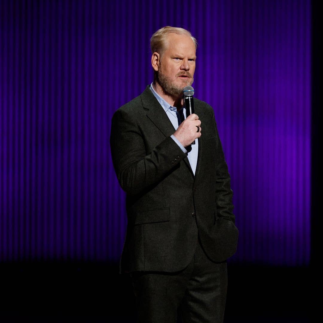Jim Gaffigan speaks onstage during the 19th Annual Stand Up For Heroes Benefit Presented By Bob Woodruff Foundation And New York Comedy Festival at David Geffen Hall on November 10, 2025 in New York City.