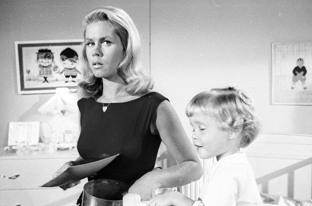 Erin playing Tabitha in Bewitched