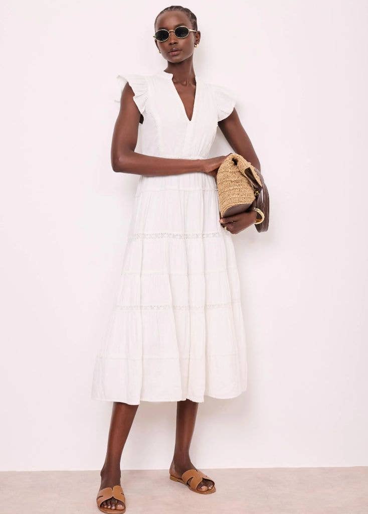 Mint Velvet white cotton dress