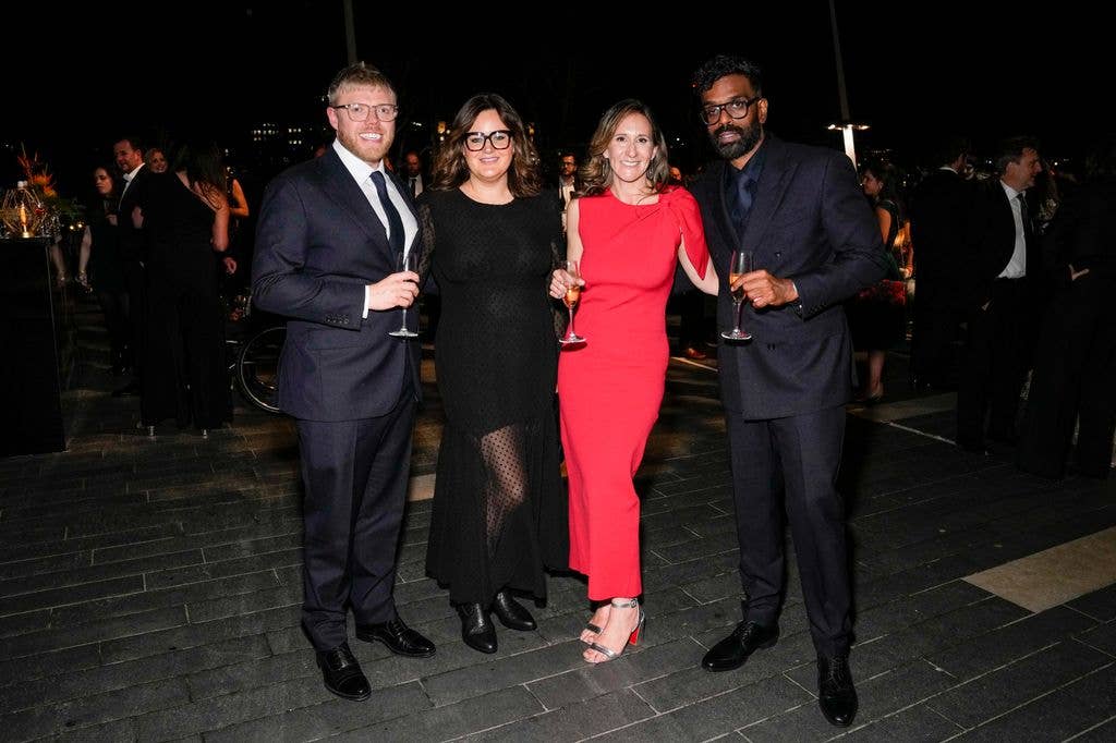 Romesh's wife Lisa is a drama teacher