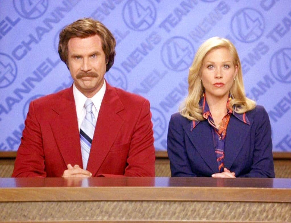 Patrick was an assistant to Will on the set of Anchorman: The Legend of Ron Burgundy