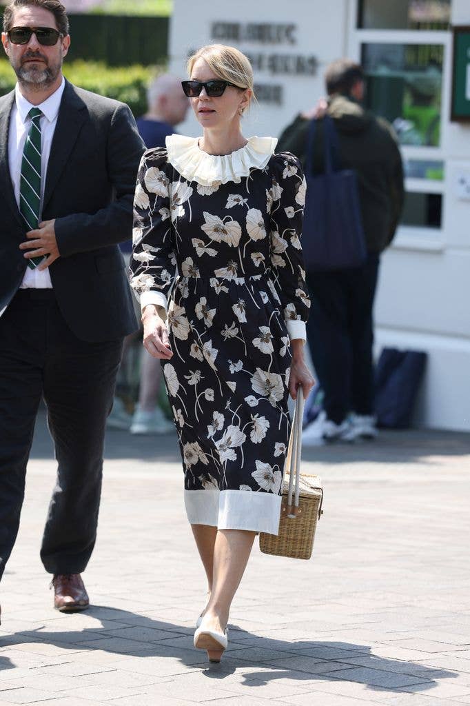 Anna Maxwell Martin attends day eleven of Wimbledon 