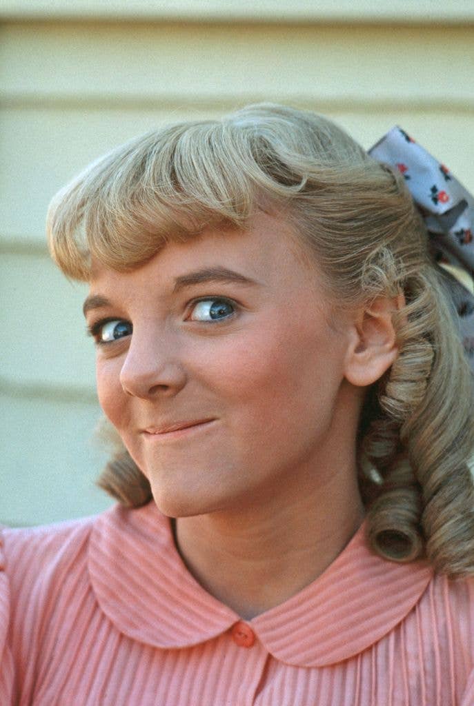 Alison as Nellie Oleson Dalton in the original series