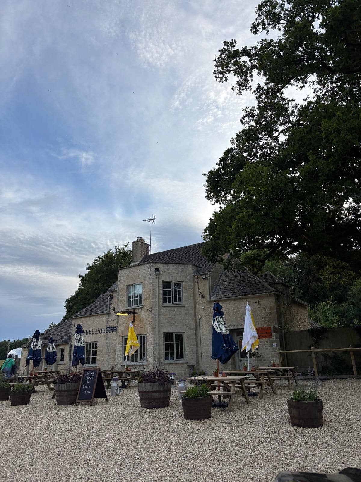 The Tunnel House Inn pub in the sunlight