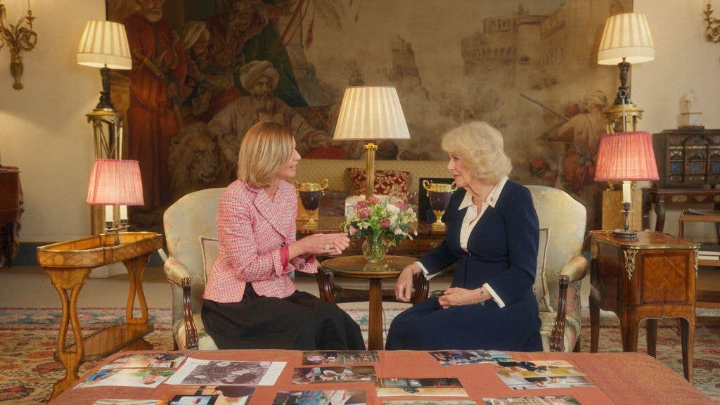 Queen Camilla spoke to Dame Laura Lee to mark Maggie's 30th anniversary