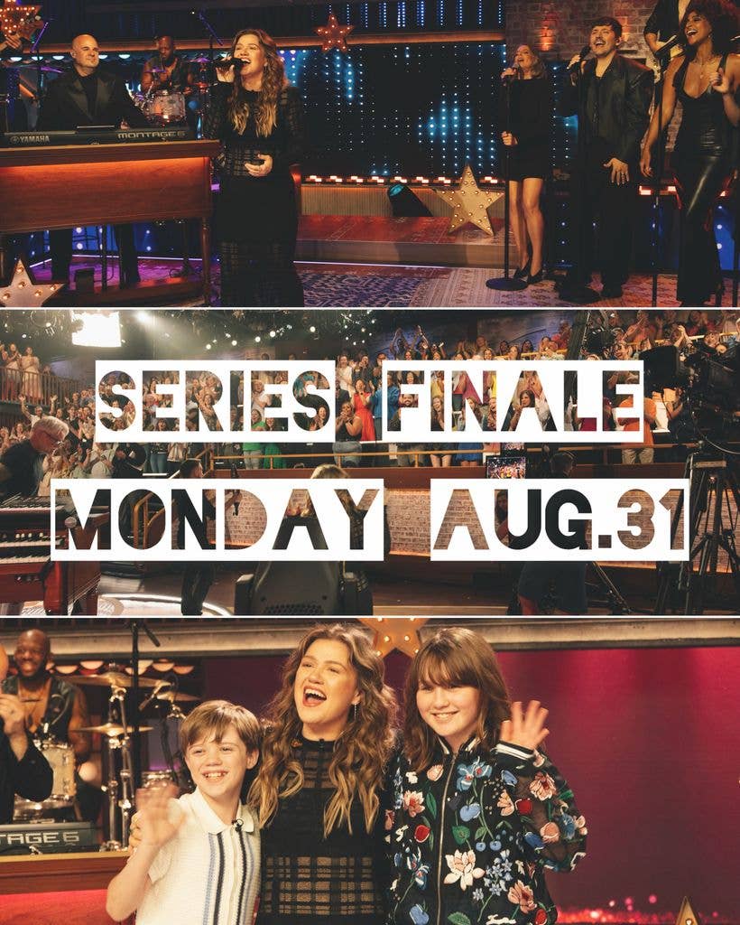 The Kelly Clarkson Show's series finale, airing on August 31, 2026