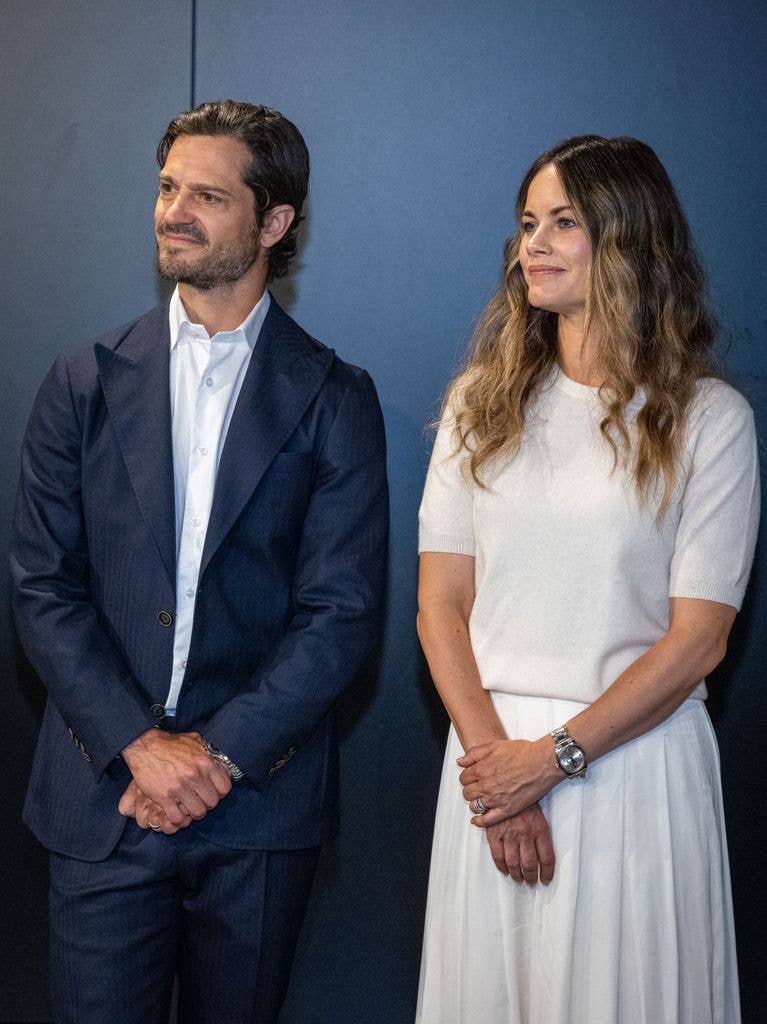 Prince Carl Philip and Princess Sofia of Sweden attend the opening of Kulturhuset