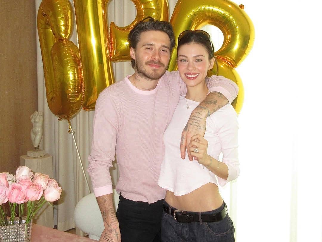 Brooklyn Beckham  nicola pelt smiling birthday