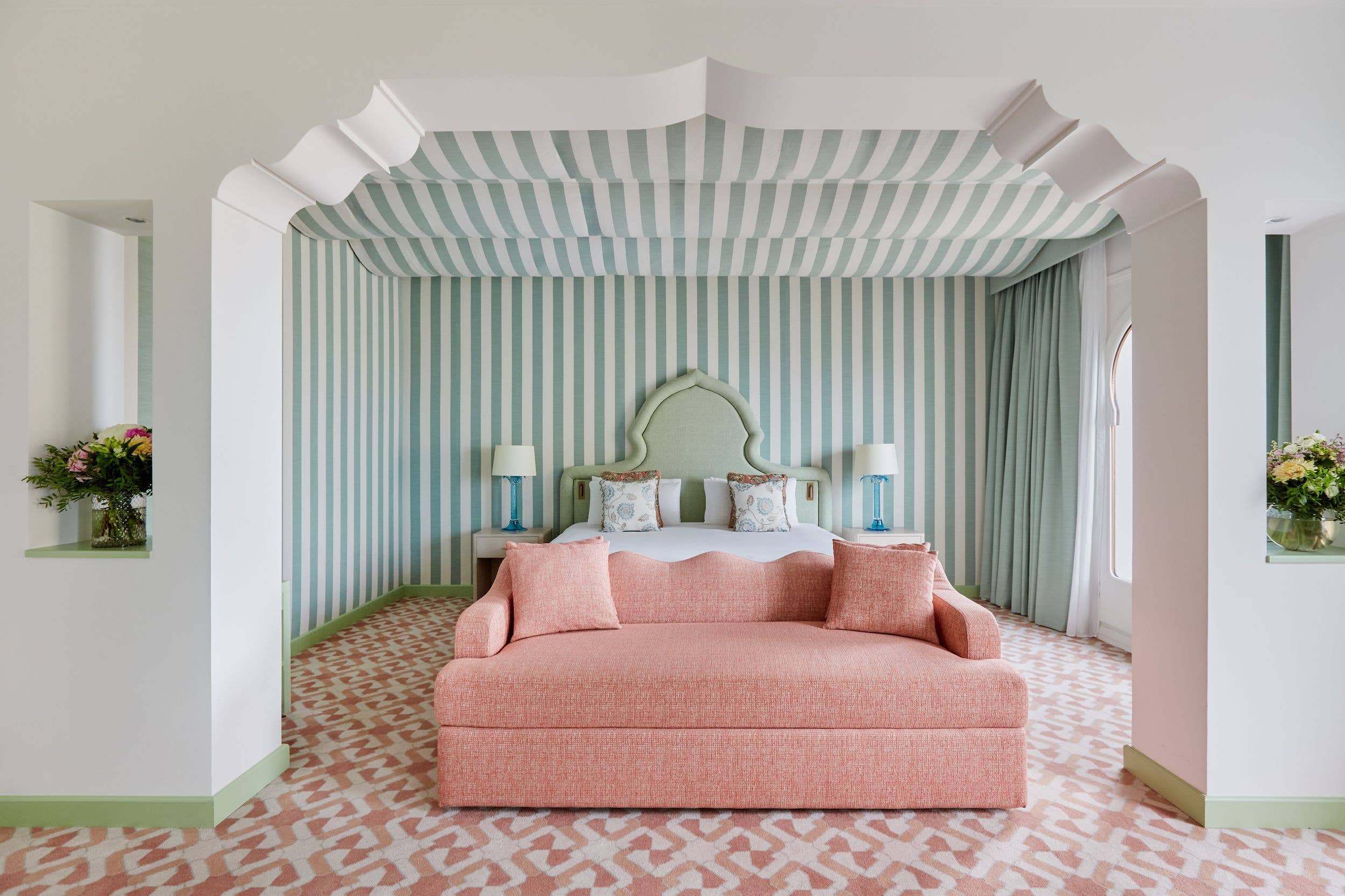 Rooms at this fabulous five-star start from around £350. Some of the larger suites, such as this Premium Iconic Suite, have just been refurbished