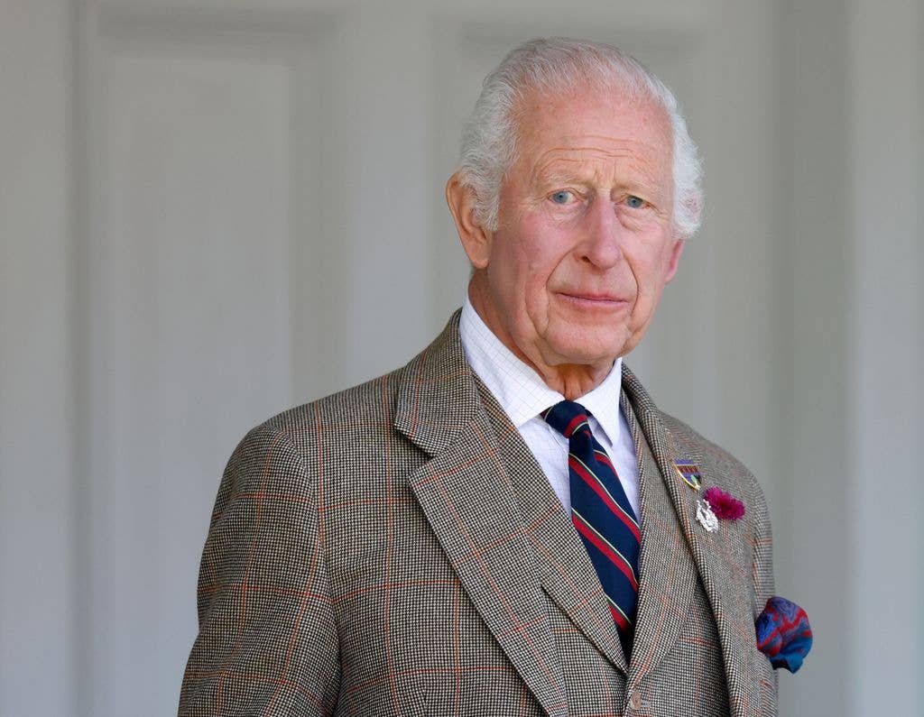 king charles worried look