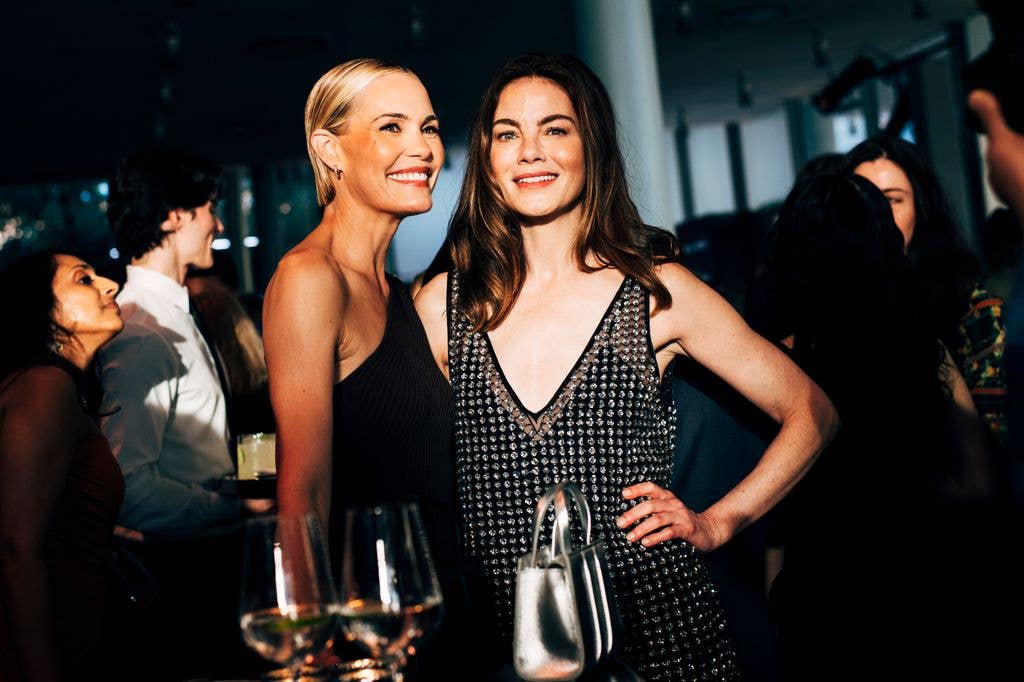 Michelle with White Lotus co-star Leslie Bibb