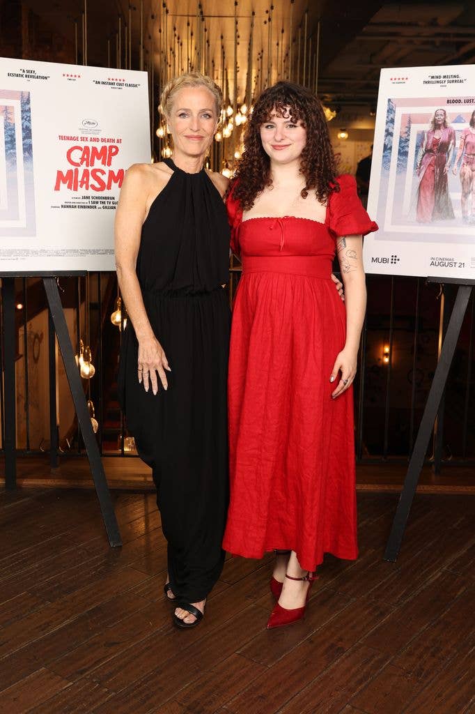Gillian with Hope Hopkinson at the event