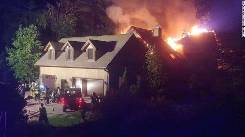 Rachael Ray's New York home on fire 