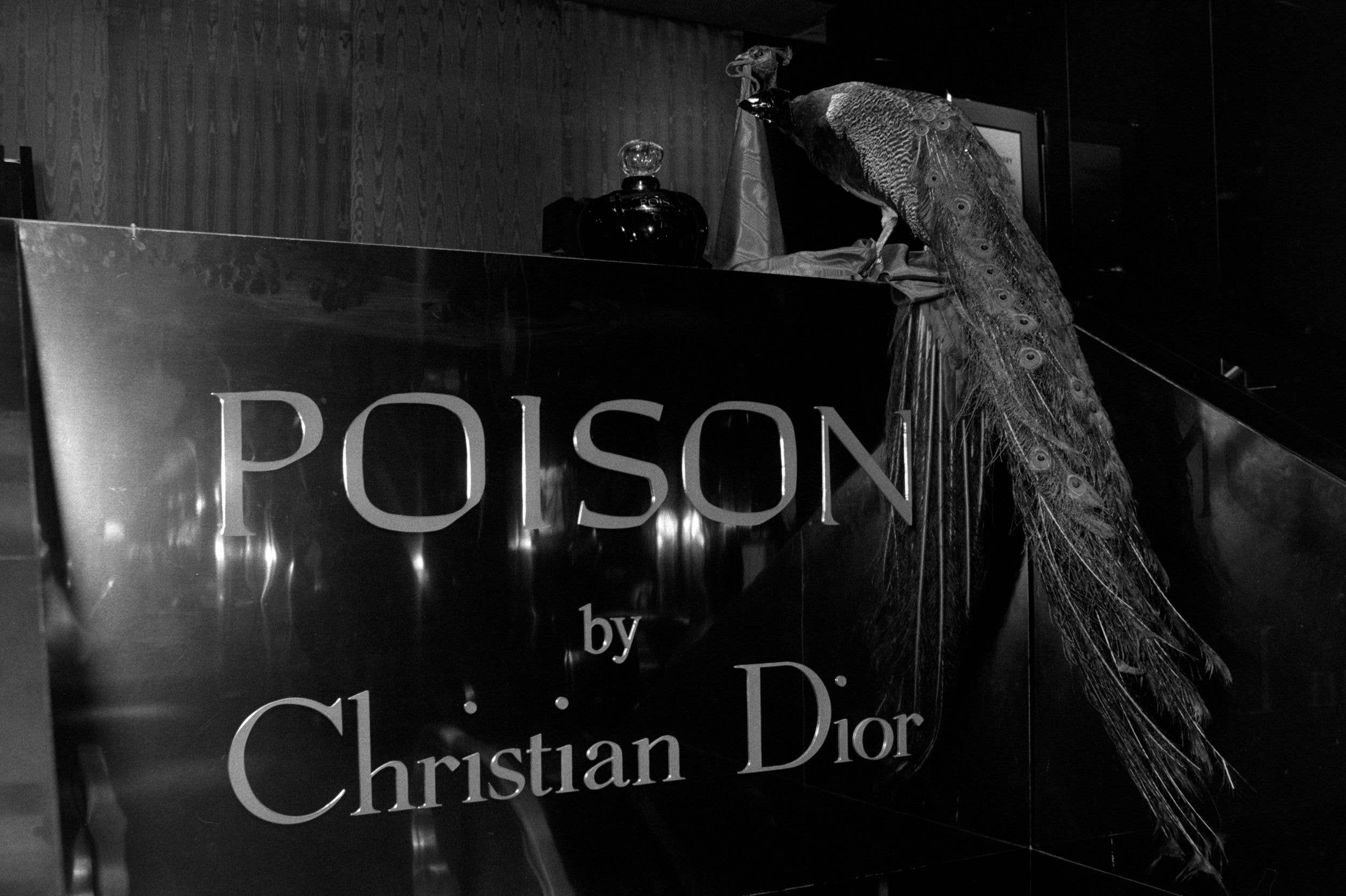 Dior Poison's launch party was held at Bloomingdale's in New York City in 1986