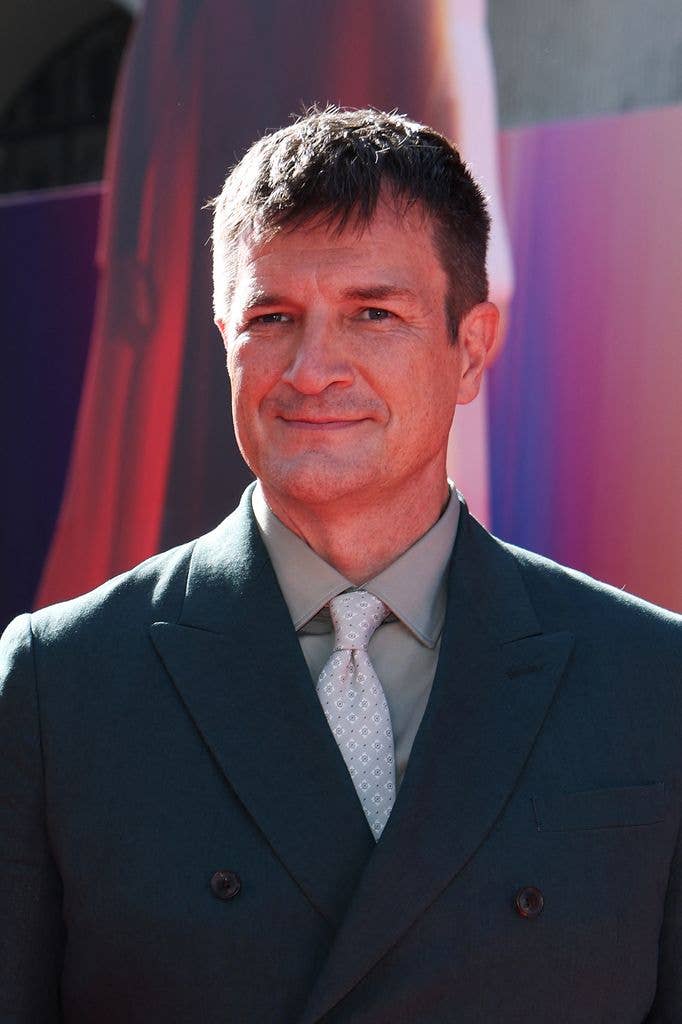 Canadian-US actor Nathan Fillion attends the world premiere of "Superman" at the TCL Chinese Theatre in Hollywood, California, on July 7, 2025