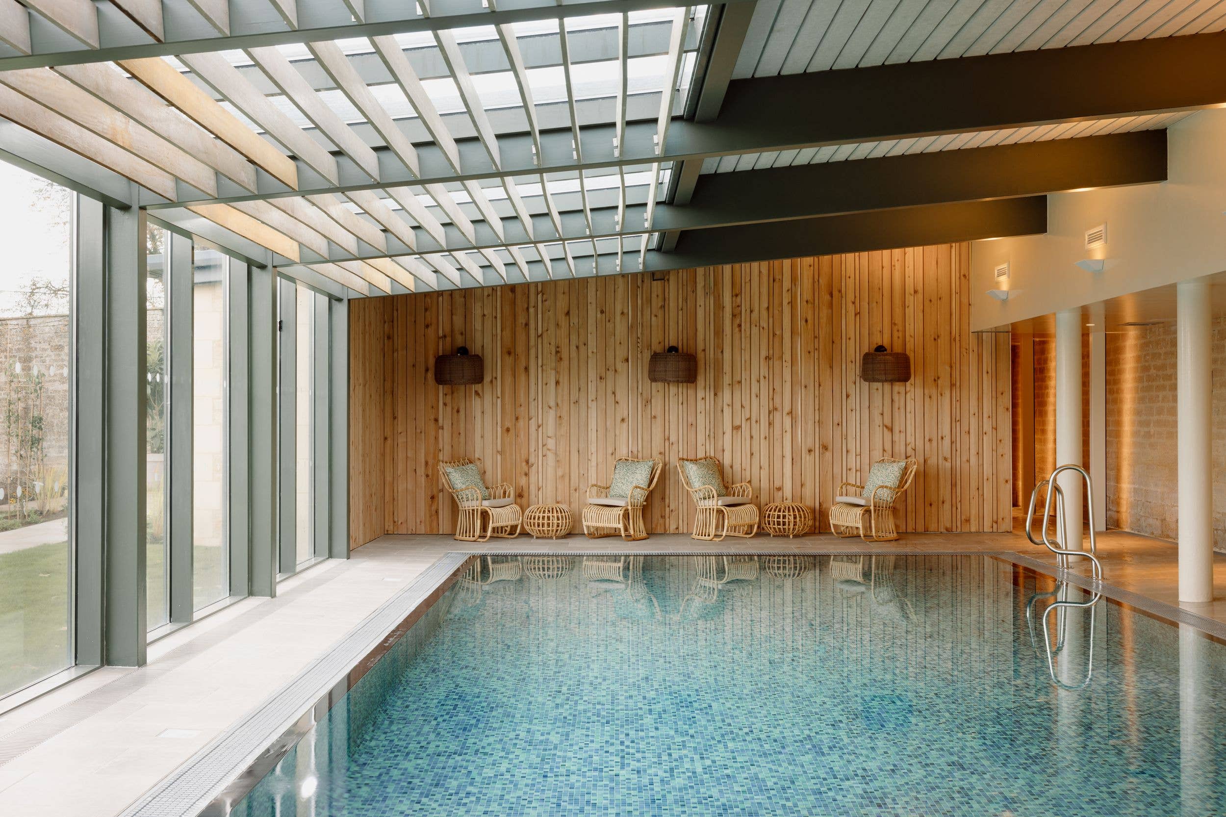 The indoor pool at Woolley Grange