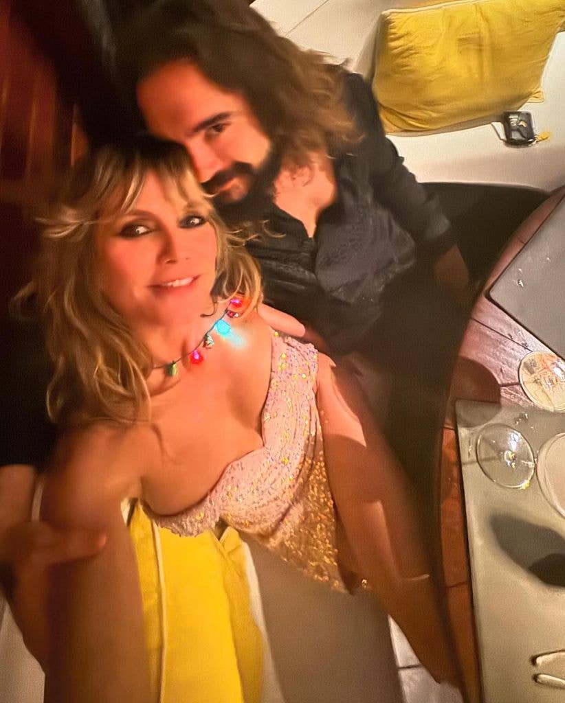 Heidi and Tom posing for a selfie