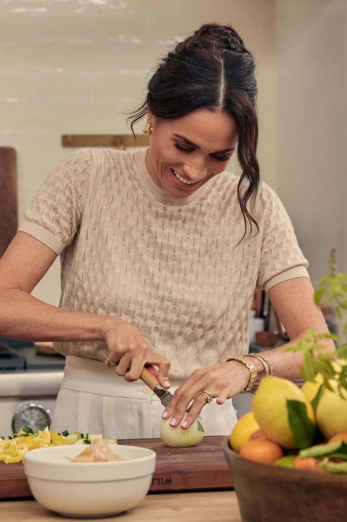 The Duchess wears a tonal outfit to shoot her Netflix show With Love, Meghan