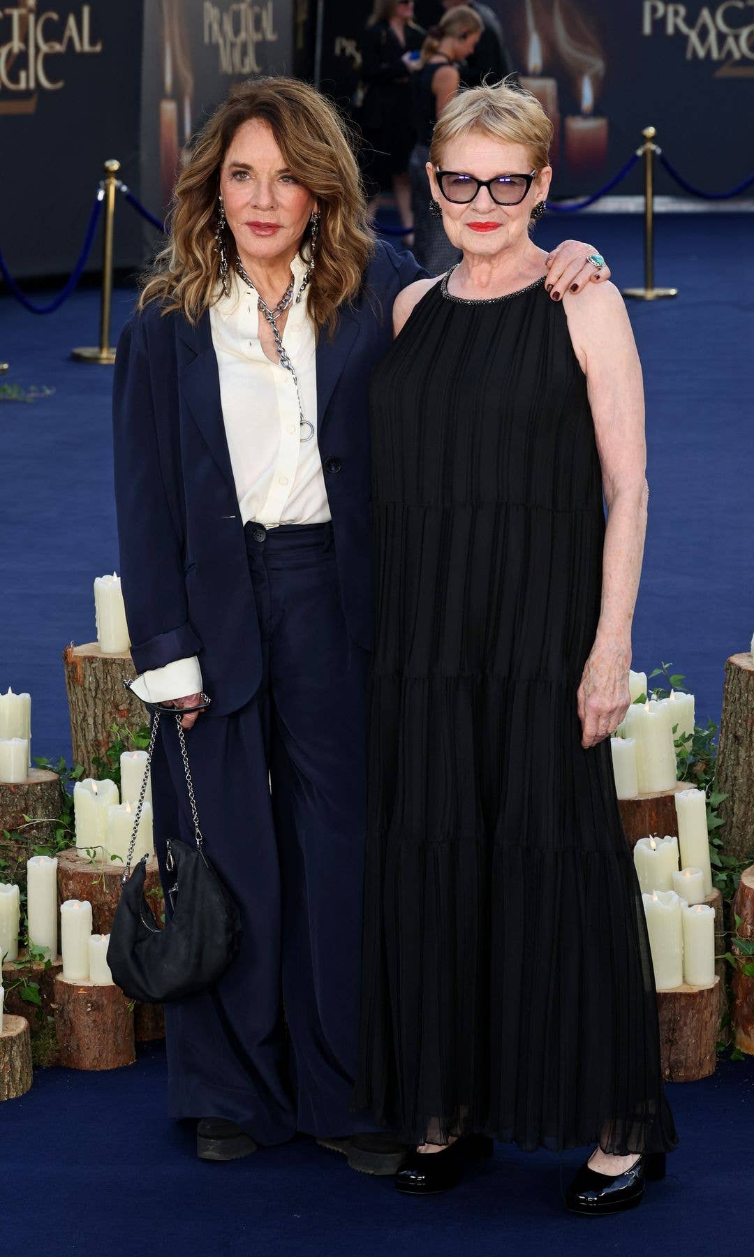 Stockard Channing and Dianne Wiest attend the "Practical Magic 2" European Premiere at Odeon Luxe Leicester Square on August 26, 2026 in London, England