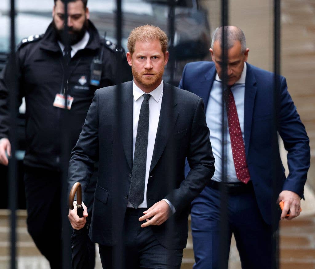Prince Harry at high court in March 2023