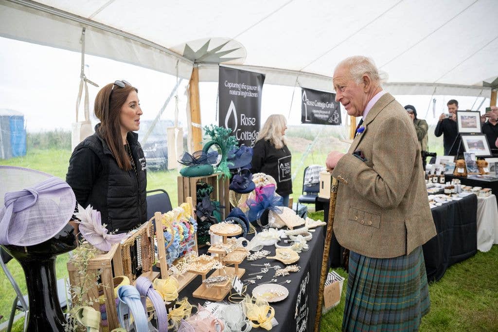 King Charles III attends the Mey Highland Games at the John O'Groats Showground in Caithness. Picture date: Saturday August 1, 2026