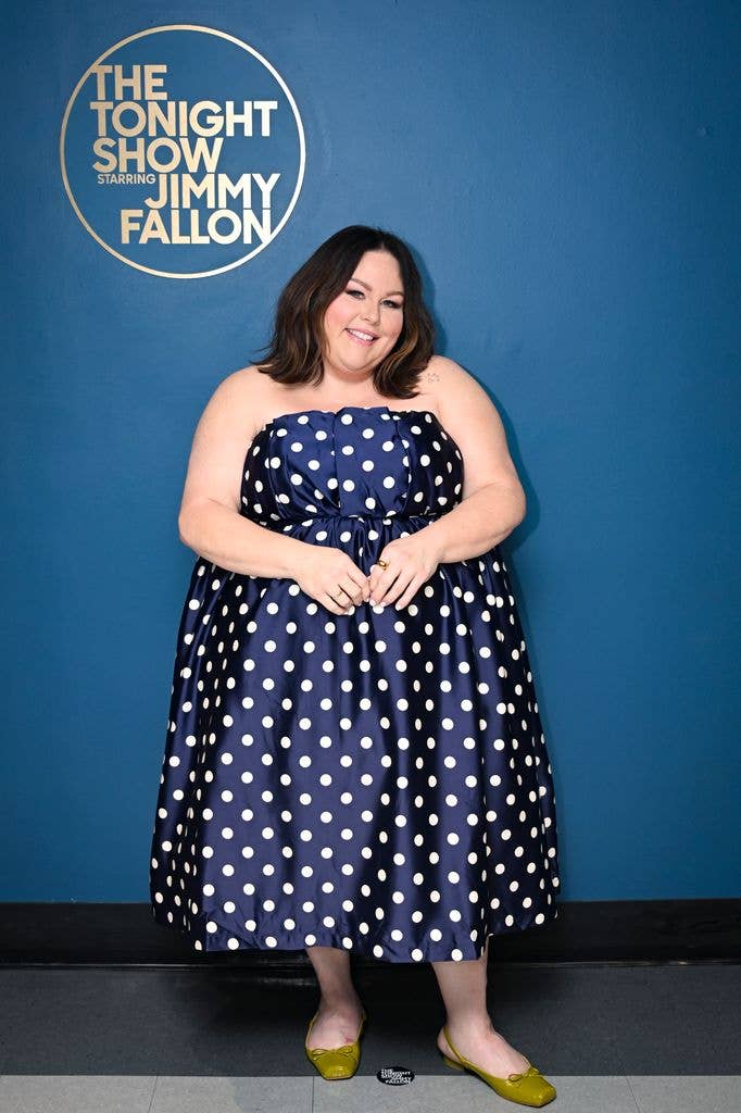 Chrissy Metz poses backstage Jimmy Fallon on Wednesday, July 15, 2026