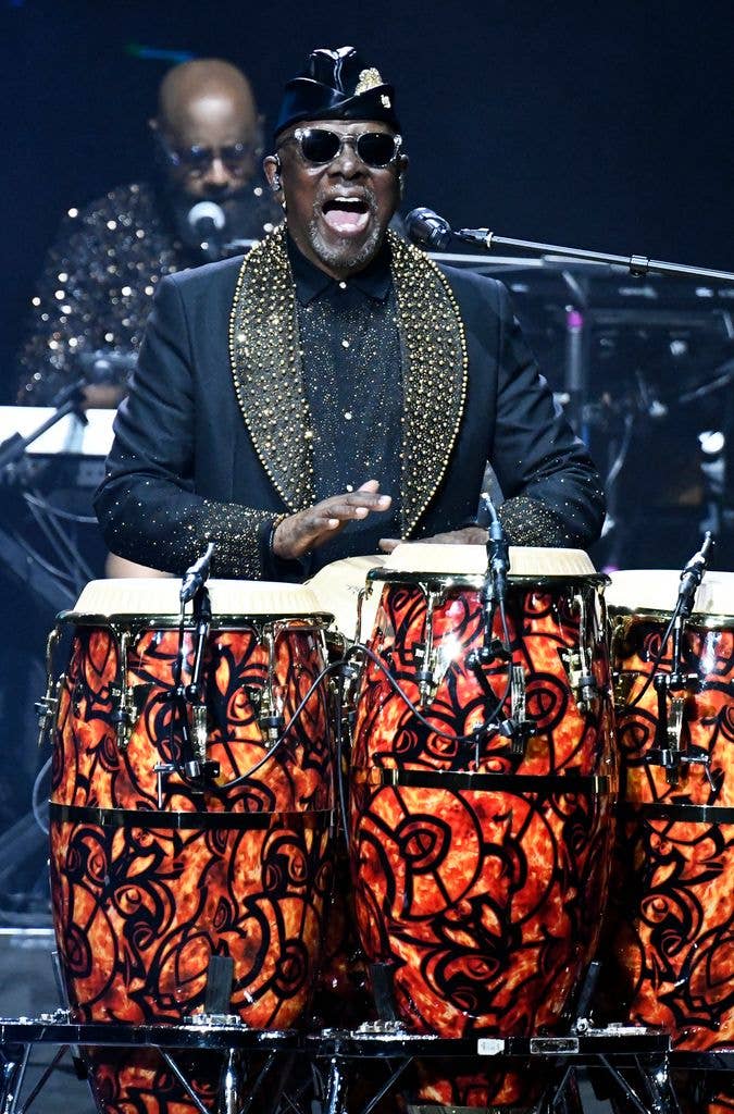 Philip Bailey and Earth, Wind & Fire perform at Neal S. Blaisdell Arena on June 13, 2026 in Honolulu, Hawaii. (Photo by Tim Mosenfelder/Getty Images)