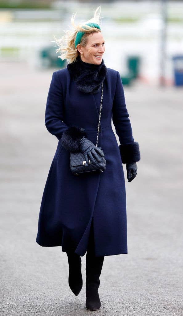 Zara Tindall attended the 2026 Festival Trials Day at Cheltenham Racecourse 