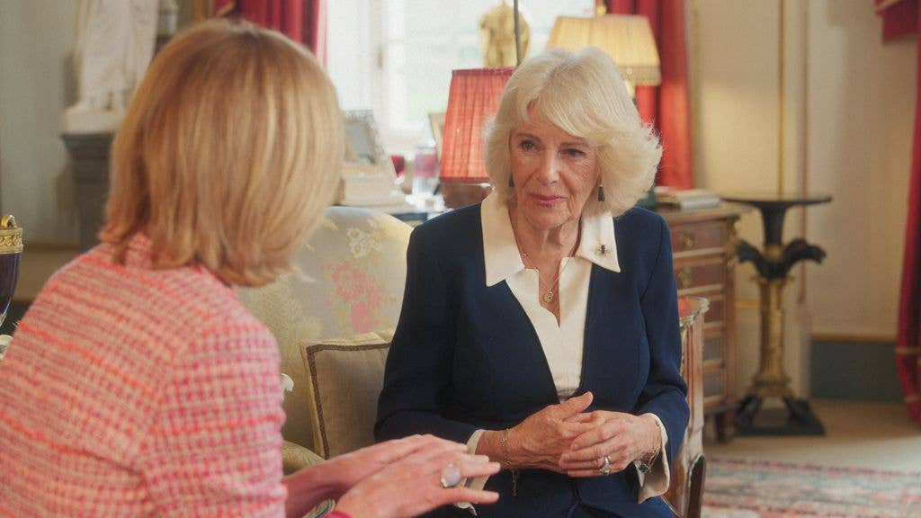 Queen Camilla spoke about her husband's 'difficult' cancer diagnosis