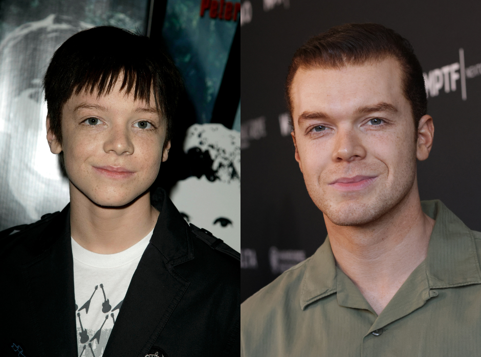 Split image of Cameron Monaghan. On the left, in 2009, on the right, in 2026.