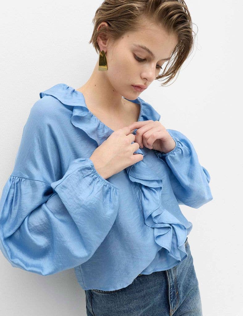 M&S Ruffle Blouse