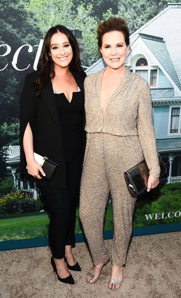 Elizabeth Perkins & daughter Hannah Jo Phillips at the 'Sharp Objects' TV series premiere, Arrivals, Los Angeles, USA - 26 Jun 2018