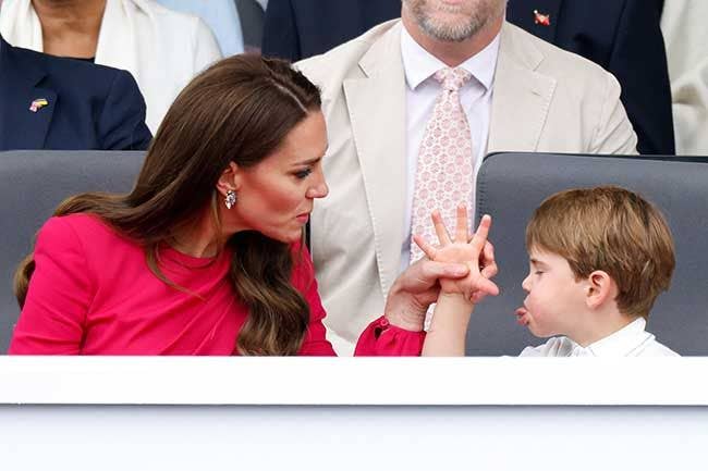 kate telling off louis