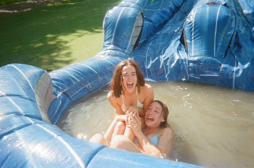 The star has a fun summer with friends
