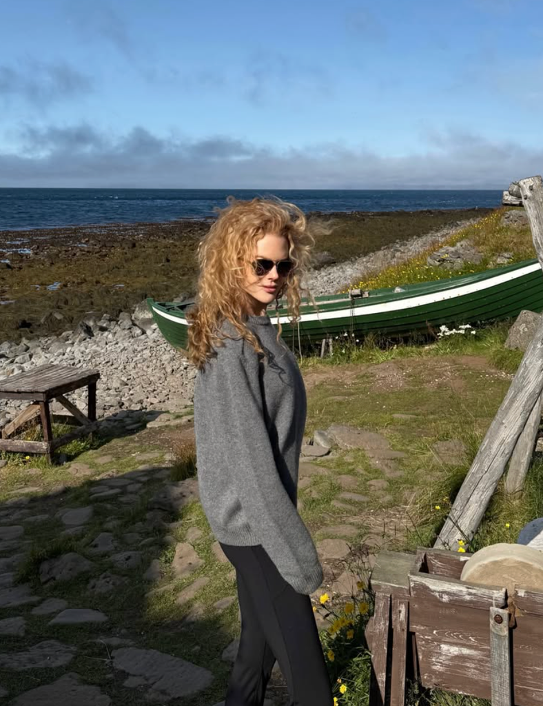 Nicole enjoyed time away in Iceland