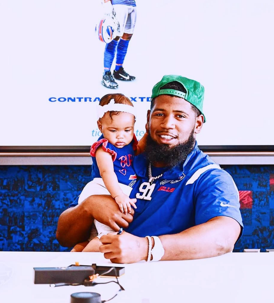 Ed Oliver with his daughter Ava in a 2023 Instagram post