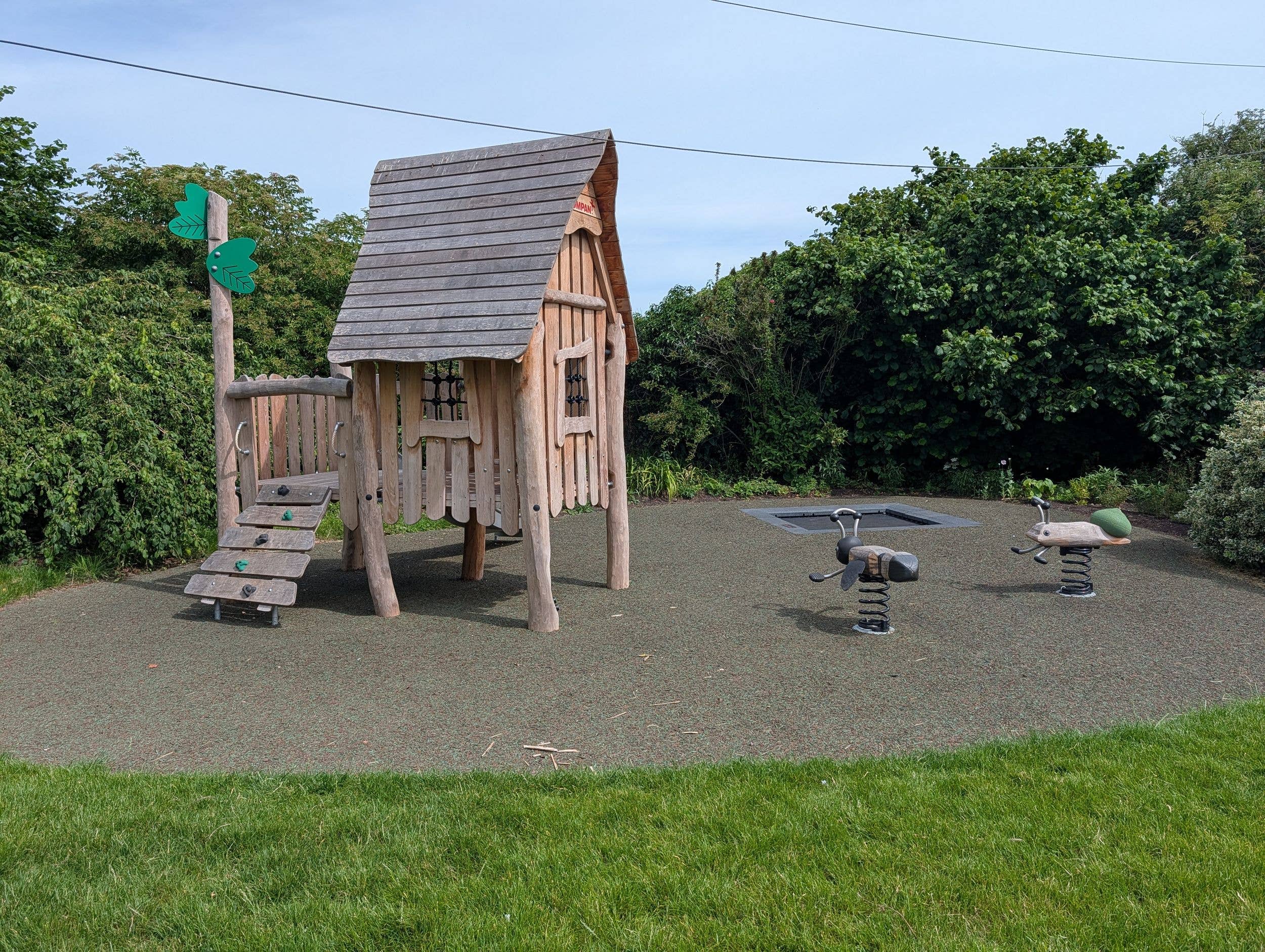 The small playground at Woolley Grange is great for kids