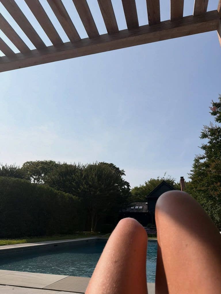 Gwyneth soaked up the summer sun