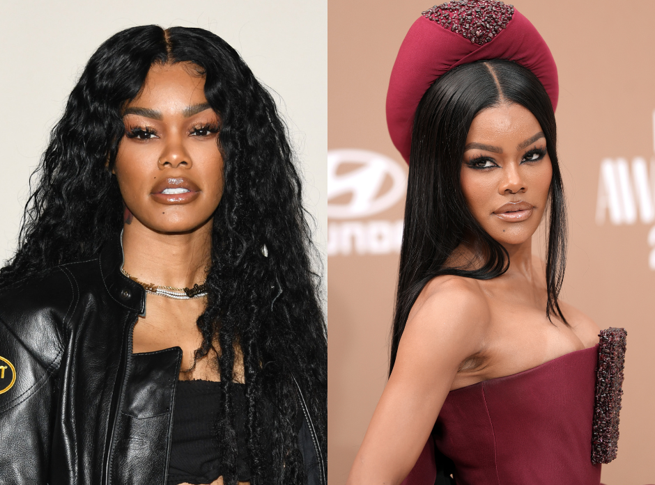Split image of Teyana Taylor. Seen in 2021 and 2026.