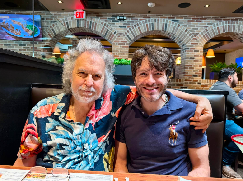 Tommy with his son Thomas