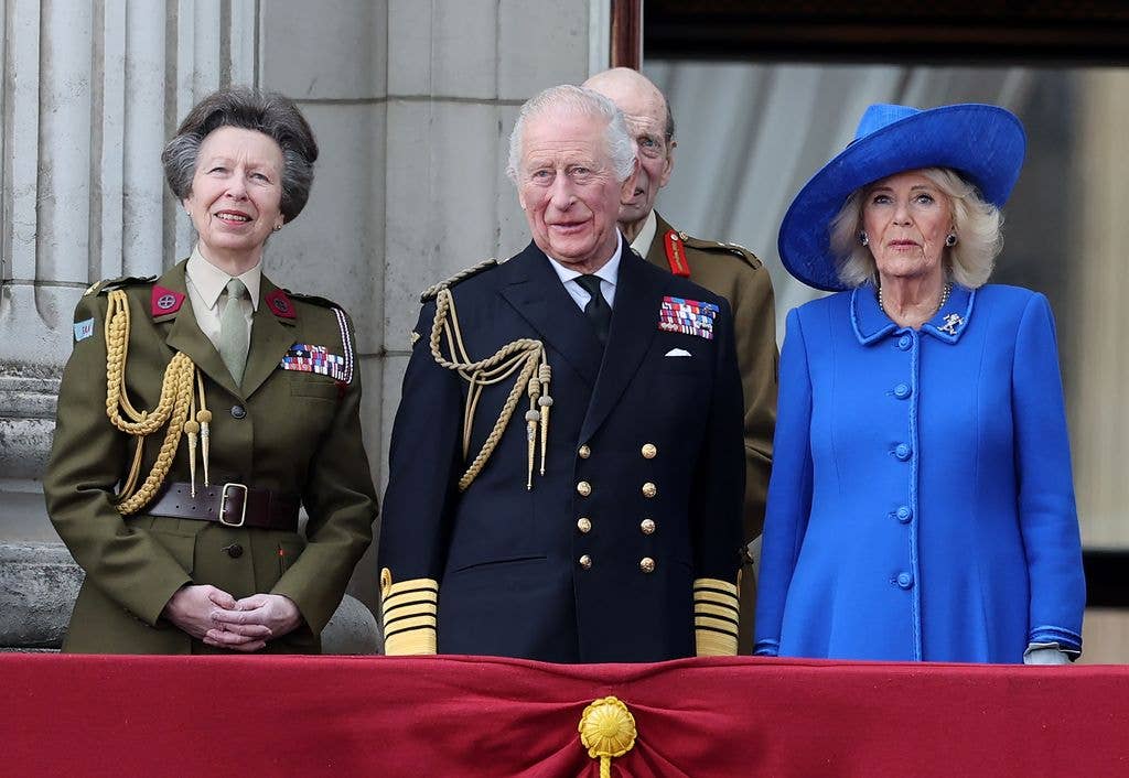 The King and Queen shared their birthday wishes with the Princess Royal