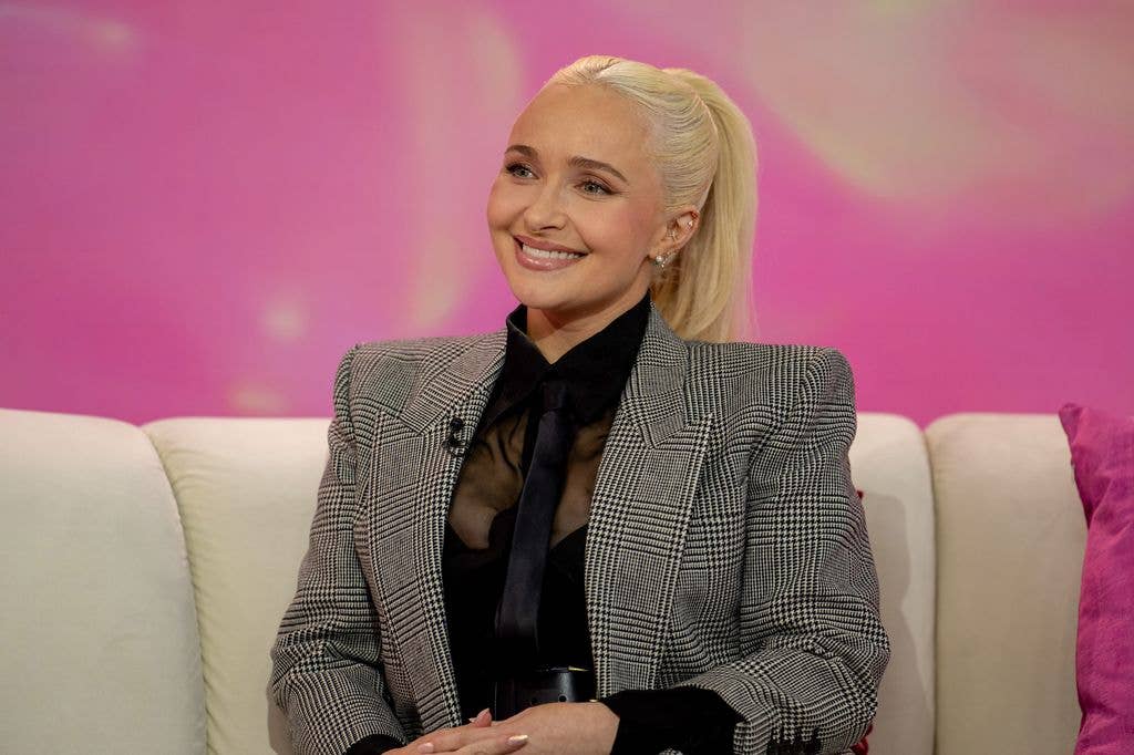 photo of hayden panettiere smiling on today show