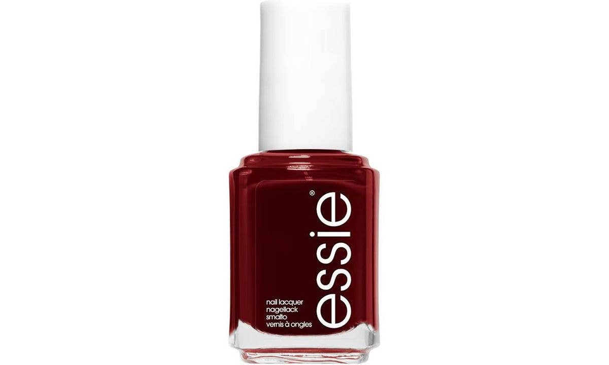 esie dark red nail polish