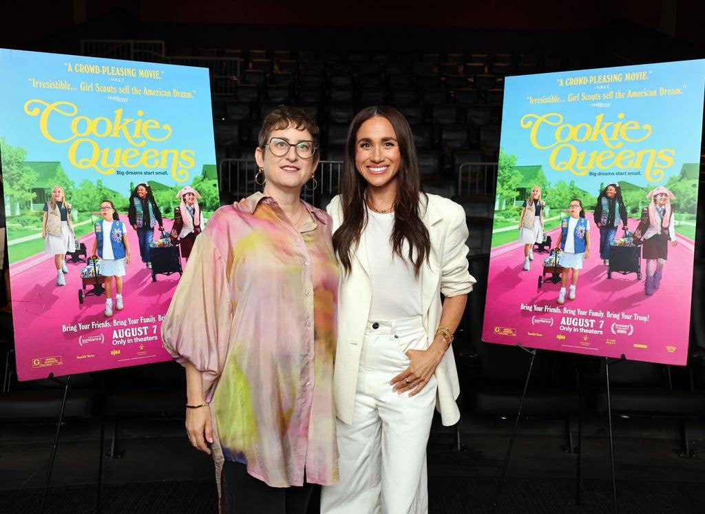 Meghan Markle and Alysa Nahmias smiling together