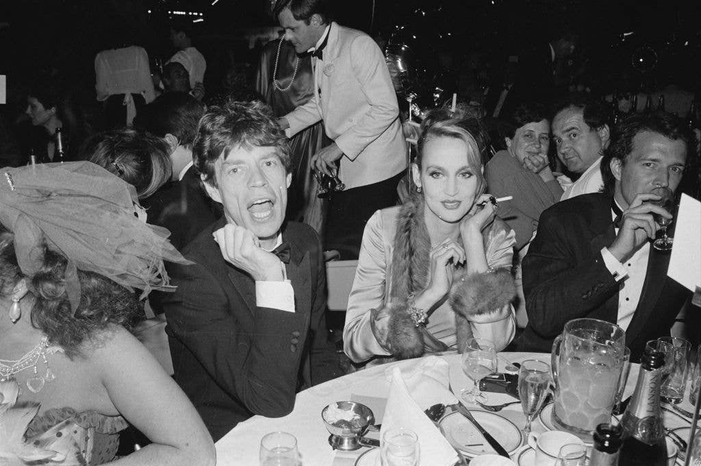 The answer is… D) Jerry Hall!