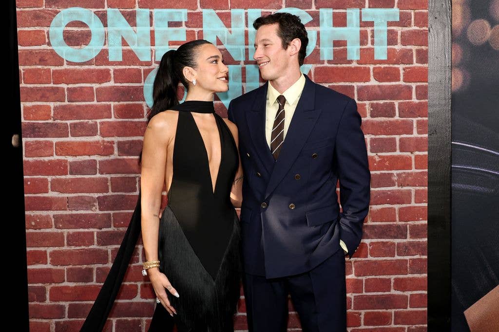 Dua lipa and Callum turner nyc premiere
