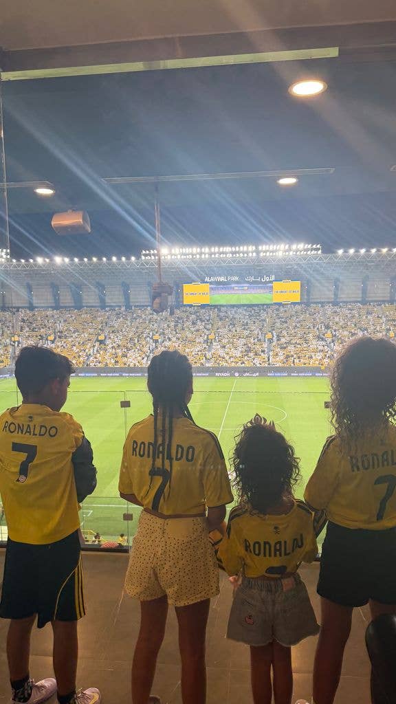 Georgina shared a sweet pic of the children on Instagram